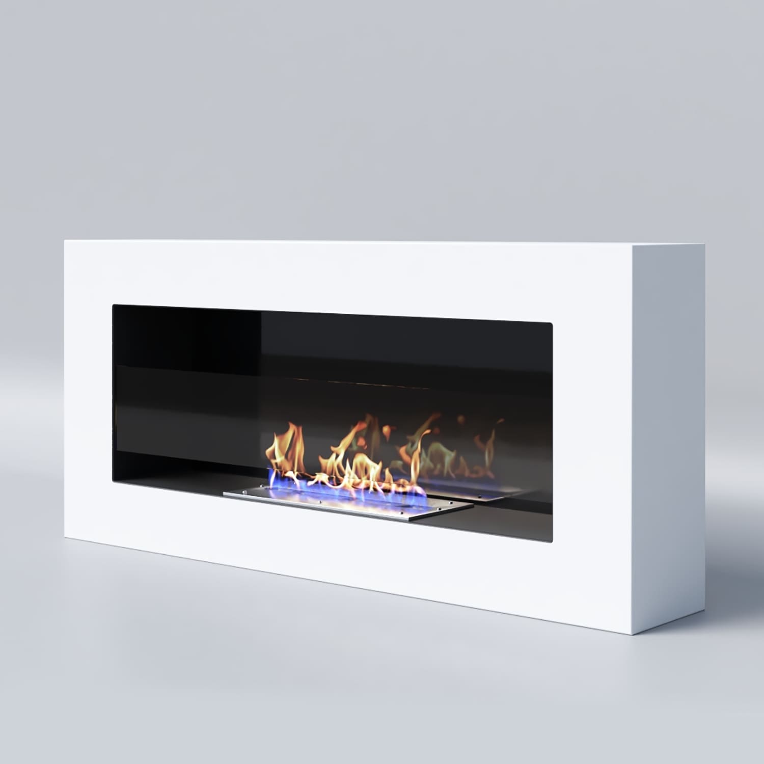 Биокамин "Русский огонь" Лайт Бланк 900N с защитным и декоративным стеклом по цене 30 200 руб.