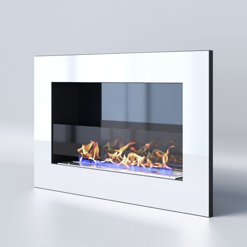 Биокамин "Русский огонь" Хай-тек 800V встраиваемый (высота 500мм.) с защитным стеклом