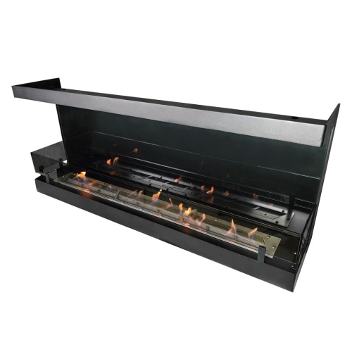 Биокамин "Русский огонь" Честер Фронт 1200 с декоративным стеклом (стемалитом)