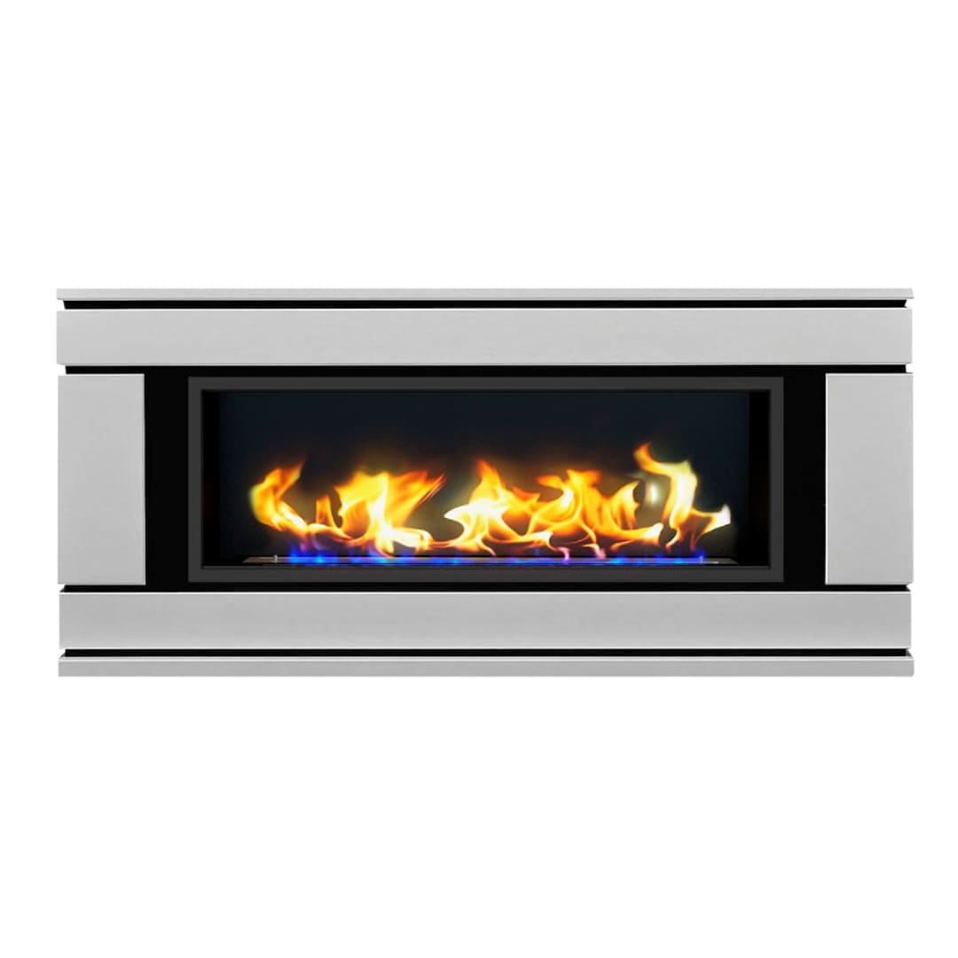 Биокамин в линейном портале "Русский огонь" Вега с защитным стеклом по цене 103 600 руб.