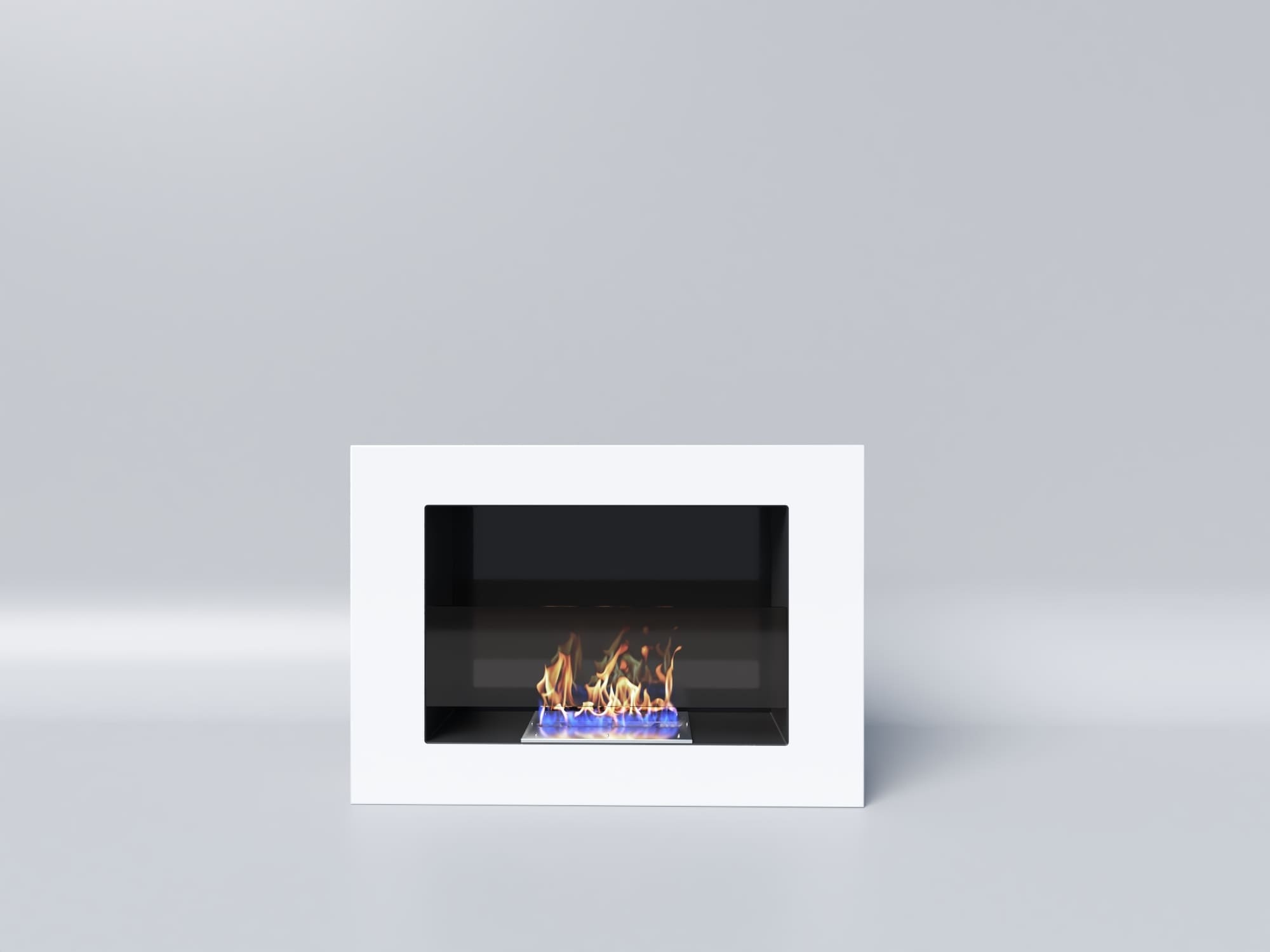 Биокамин "Русский огонь" Лайт Бланк 550N с декоративным стеклом (стемалитом) по цене 20 750 руб.