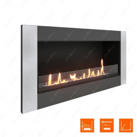 Биокамин SteelHeat ONE-V 800 XL стекло по цене 35 888 руб.