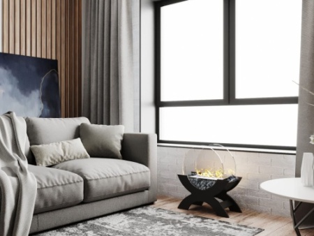 Биокамин "Русский огонь" Император черный по цене 21 800 руб.