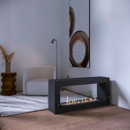 Биокамин SteelHeat WALL FRAME ONE 1000 черный, стекло, стемалит Биокамин SteelHeat WALL FRAME ONE 1000 черный, стекло, стемалит по цене 64 470 руб.