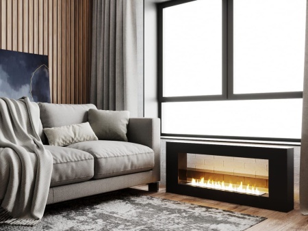 Биокамин "Русский огонь" Холл 1200 настольный чёрный по цене 33 800 руб.