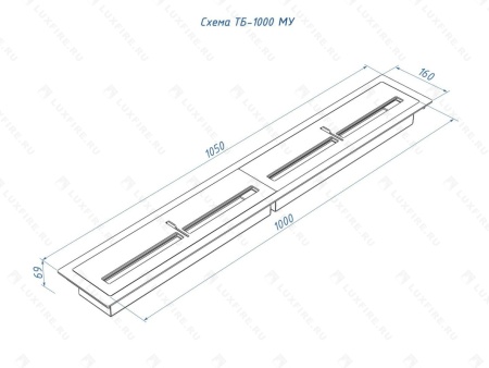 Топливный блок Lux Fire 1000 МУ по цене 55 330 руб.