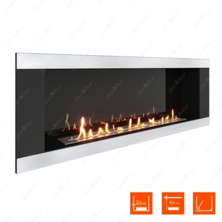 Биокамин SteelHeat LONG-H 1500 стемалит по цене 66 000 руб.