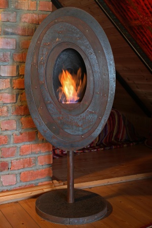 Биокамин RuFire SteamPunk floor oval по цене 142 000 руб.